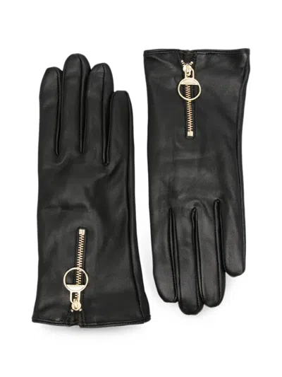 Barbour Arlene Zip-detail Gloves In Black