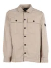 Barbour Buttoned Flap-pocket Overshirt In Brown