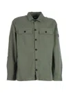 Barbour Arlo Patch-pocket Overshirt In Green