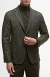 Barbour Armstrong Mélange Knit Sport Coat In Green
