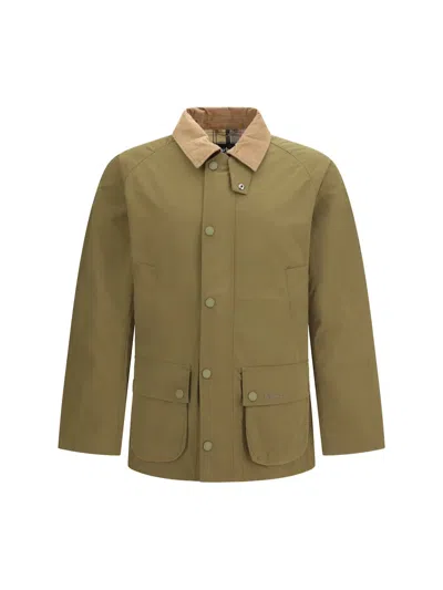 Barbour Ashby Button Pocket Jacket In Green