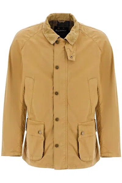 Barbour Ashby Casual Cotton Jacket In Beige