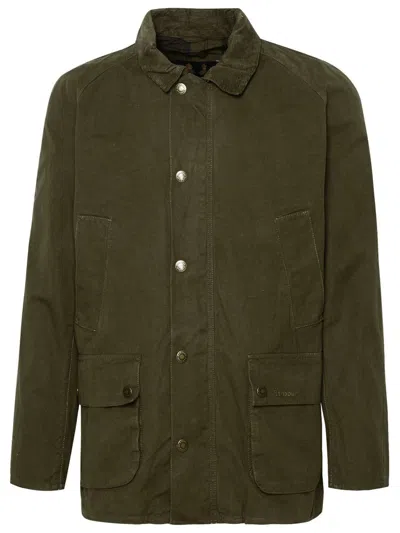Barbour Ashby Green Cotton Jacket