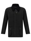 Barbour Ashby Long-sleeved Casual Jacket In Black
