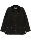 Barbour Ashby Wax Jacket In Black