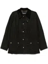 Barbour Ashby Wax Jacket In Black