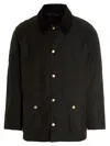 Barbour Jacket With Front Pockets And Long Sleeves In Green