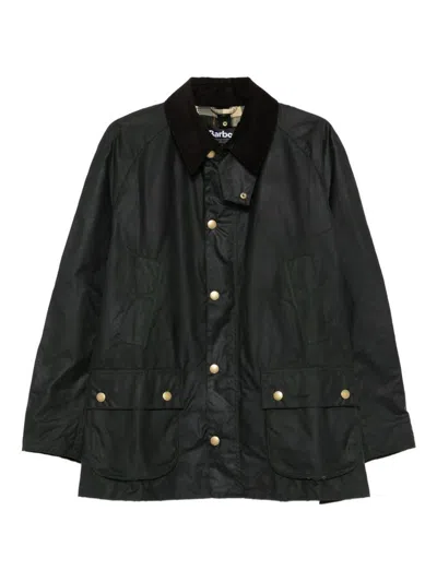 Barbour Ashby Wax Jacket In Black