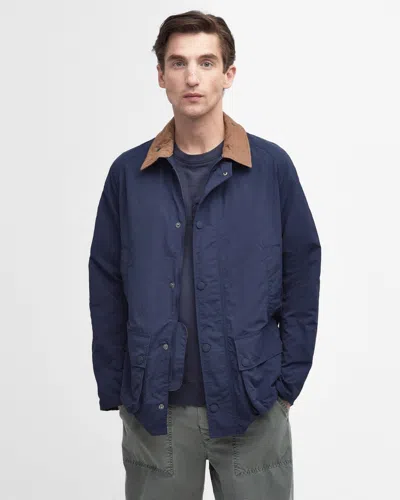 Barbour Ashby Mens Showerproof Jacket In Blue