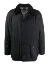 Barbour Ashby Wax Cotton Jacket In Blue
