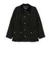 Barbour Ashby Wax Jacket In Black