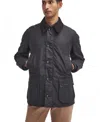 Barbour Ashby Wax Jacket In Black