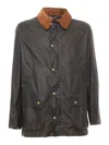 Barbour Utility Spey Mens Wax Jacket In Green