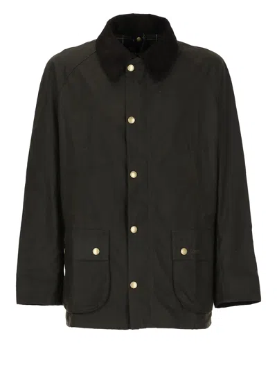 Barbour Ashby Wax Jacket In Black