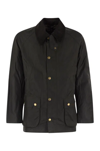 Barbour Ashby Wax Jacket In Green