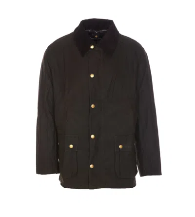 Barbour Ashby Wax Jacket In Green