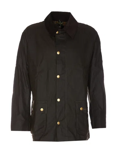 Barbour Ashby Wax Jacket In Green
