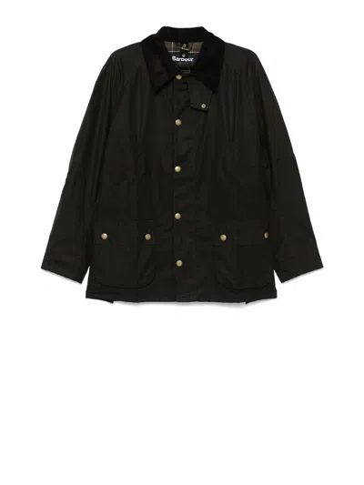 Barbour Ashby Wax Jacket In Black