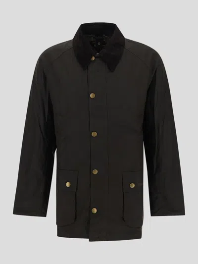 Barbour Ashby Wax Jacket In Brown