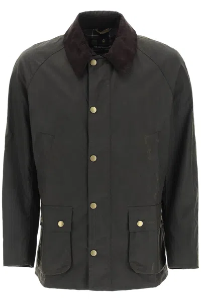 Barbour Ashby Waxed Jacket  In Green