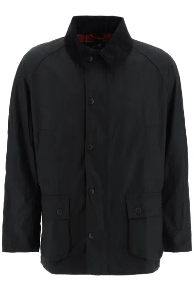 Barbour Men's Ashby Waxed Jacket In Black