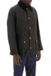 Barbour Jacket With Front Pockets And Long Sleeves In Green