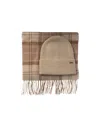 Barbour Aubrey Scarves Beige In Nude