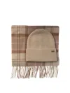 Barbour Aubrey Scarves Beige In Beige