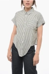 BARBOUR AWNING STRIPED BETONY SHIRT WITH KNOT HEM