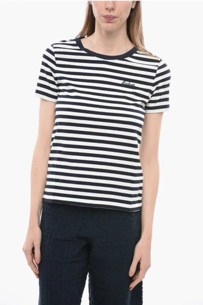 Barbour Awning Striped Two-tone Ferryside T-shirt In White