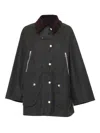 Barbour Ba X Alexa Wax Jacket In Green