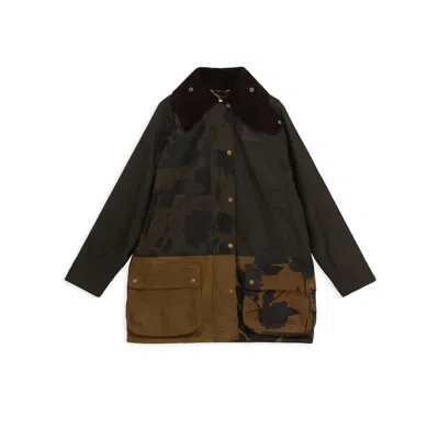 Barbour Ba X Erdem Beauflower Wax Jkt In Multi