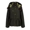Barbour Ba X Erdem Dhalia Wax Jacket In Black
