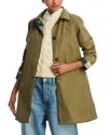 Barbour Babbity Jacket In Dusky Green/ancient