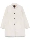 Barbour Babbity Trench Coat In Neutrals