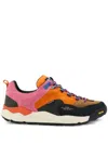 Barbour X Flower Mountain Sneaker Back Country In Orange