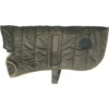 Barbour Baffle Quilted Dog Coat In Green