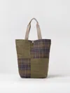 Barbour Transport Patchwork Tote Bag Bags In Green