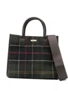 Barbour Borsa Tote Barrhill Classic Tartan In Green