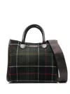 Barbour Borsa Tote Barrhill Classic Tartan In Green