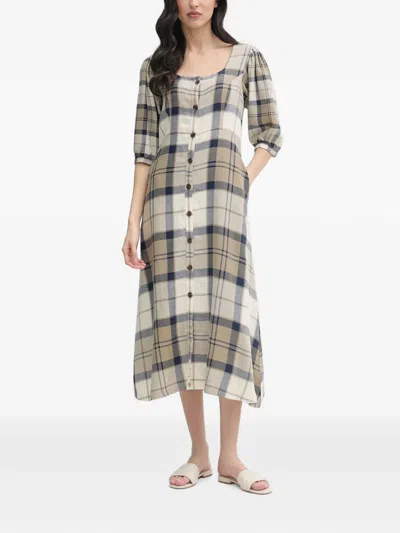 Barbour Ballina Midi Dress In Multi