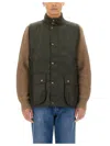 Barbour Vests With Logo In Green