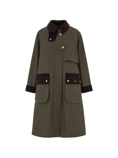 Barbour Beech Waxed Cotton Jacket In Brown