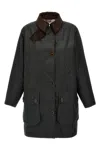 Barbour X Alexa Chung Waterproof Coat In Black
