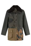 Barbour Long Sleeve Casual Jacket In Green