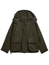 Barbour X Norbit Check-pattern Wool Jacket In Green