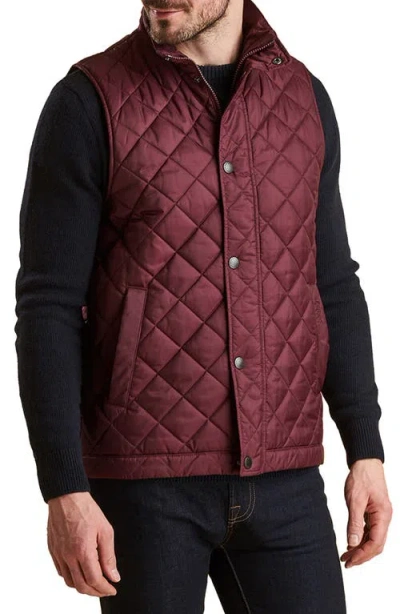 Barbour Barlow Quilted Vest In Brown