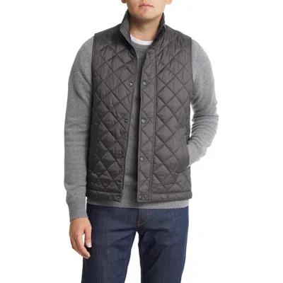 Barbour Barlow Quilted Vest In Gray