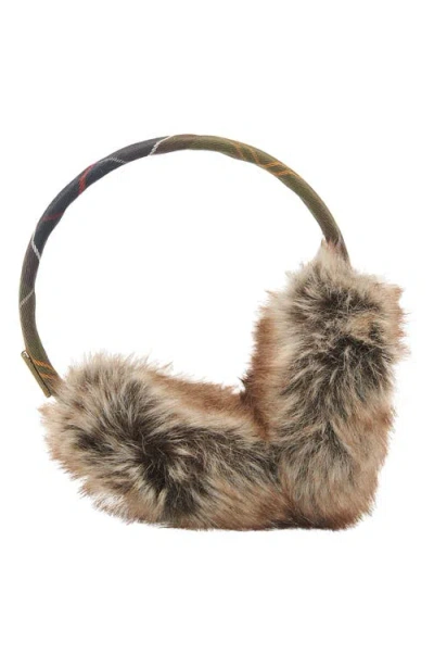 Barbour Barrhill Faux Fur Earmuffs In Nude