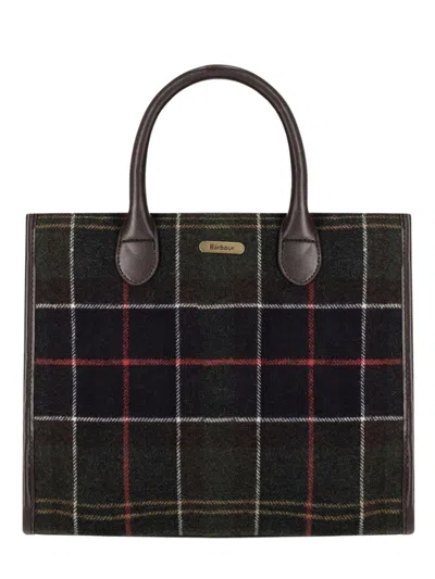 Barbour Barrhill Tote Bag In Green